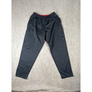Nike Men's XL Dri-FIT Performance Training Pants Black with Mesh Side Panels